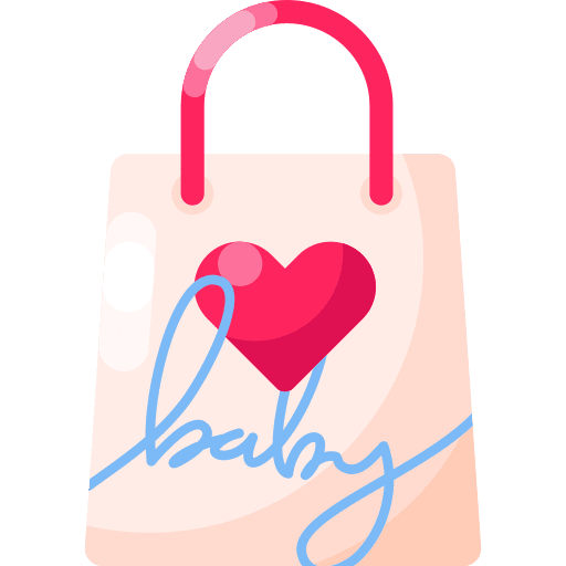 Gift bag baby shower bag gift bag icon