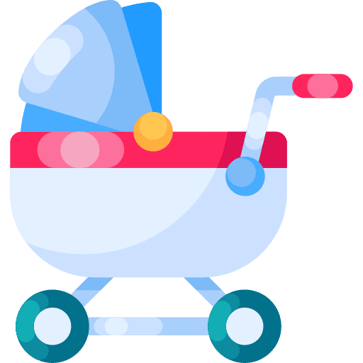 Stroller baby buggy baby carriage pram icon
