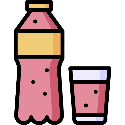 Beverage juice food and restaurant bottle icon