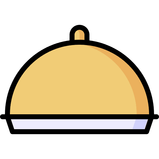 Buffet food tray restaurant buffets icon