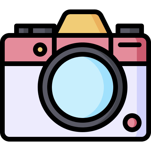 Photo camera photograph hobbies and free time photo icon