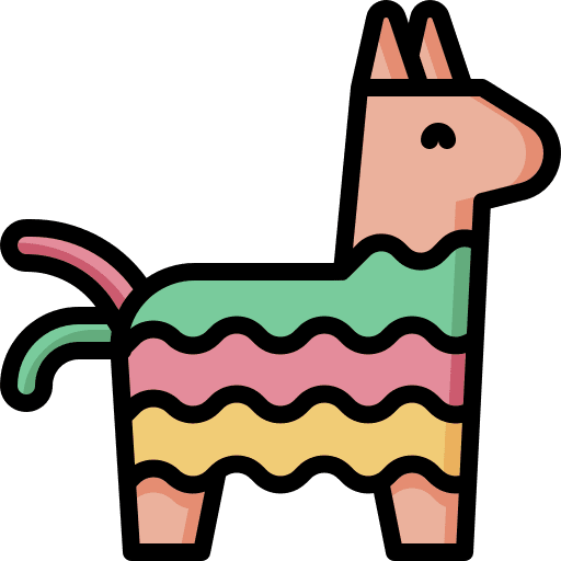 Piñata mexico donkey piñata icon