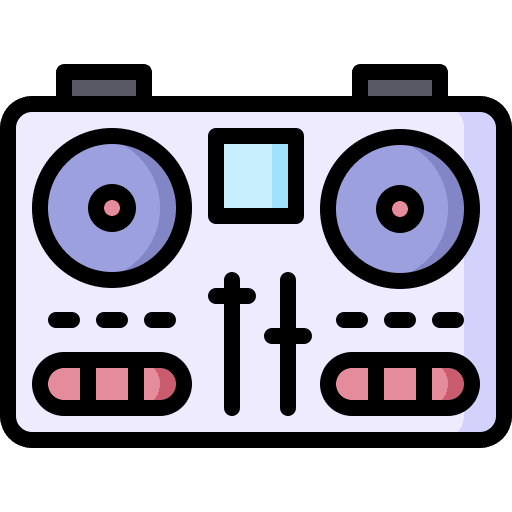 Dj mixer audio sound dj mixer icon