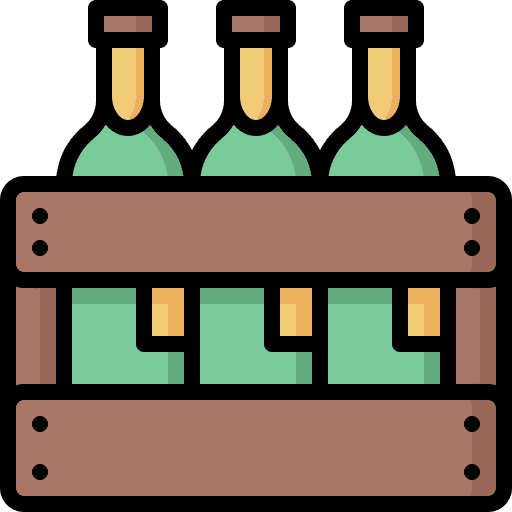 Beer box alcohol beer package icon