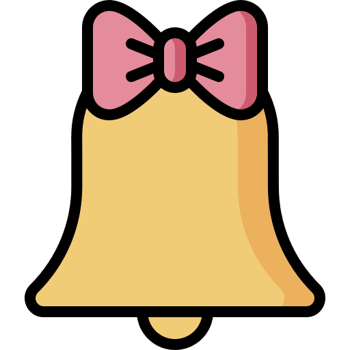 Bell romance ornament celebration icon