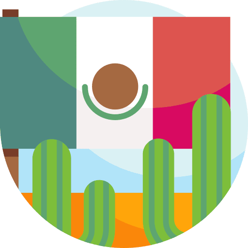 Mexico country flags mexican icon