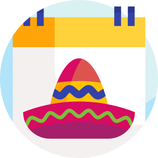 Cinco de mayo mexico event schedule icon