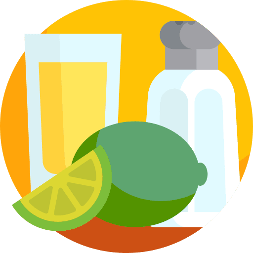 Tequila shot food and restaurant tequila shot alcohol icon