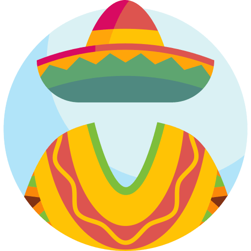 Traditional dress fashion hat mexican icon