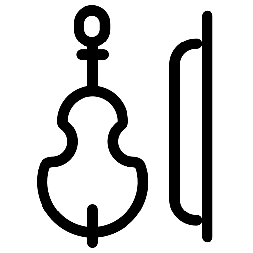 Cello orchestra string instrument musical instrument icon