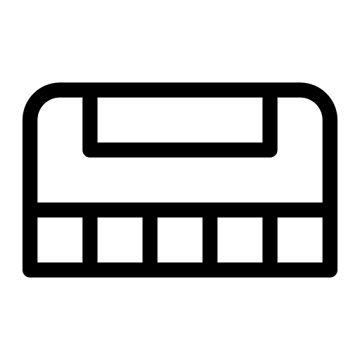 Folk music and multimedia folk harmonica variant icon