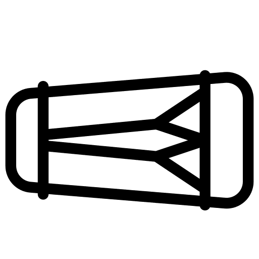 Kendang music and multimedia kendang musical instrument icon