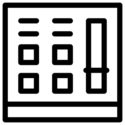 Sampler device electronics musical icon