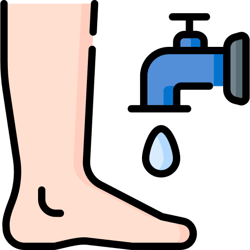 Wash feet faucet washing wash feet icon