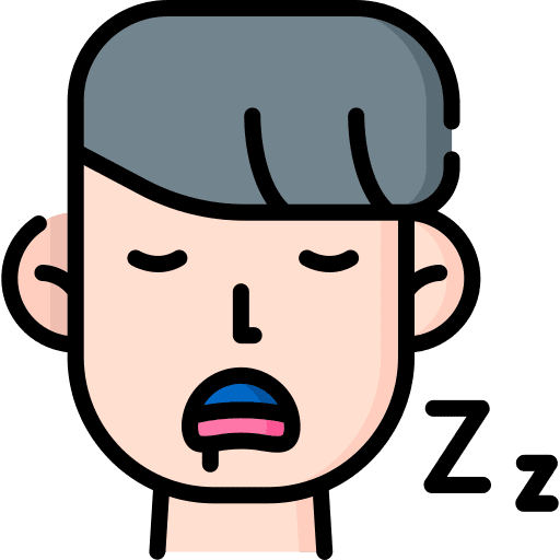 Drool zzz black hair user icon