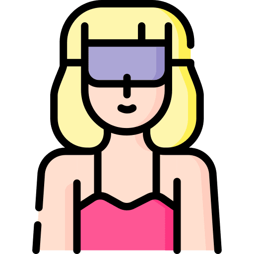 Eye mask pillow blonde user icon