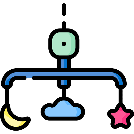 Hanging toys mobile hanging toys child icon