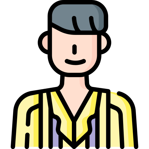 Man sleeping man pijamas icon