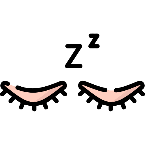 Sleep health vision rest icon