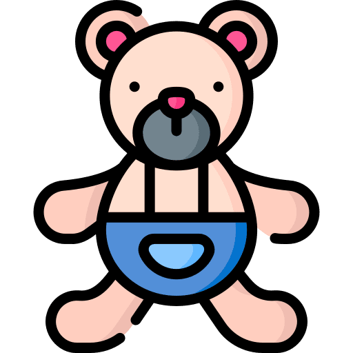 Teddy bear children doll teddy bear icon