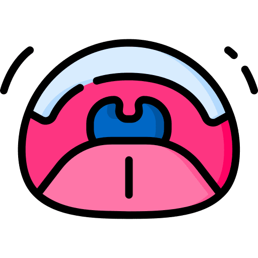 Yawning mouth oral open icon