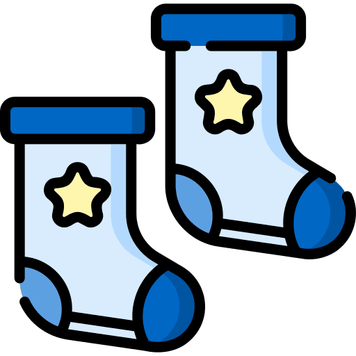 Socks sleeping wearing sleep icon