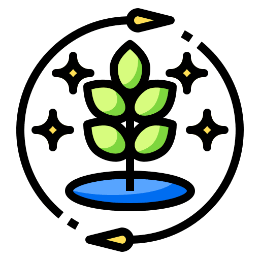 Agronomy agriculture nature cycle icon