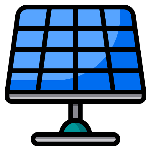 Solar cell ecology and environment innovation renewable energy icon