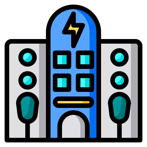 Building architecture and city building city icon