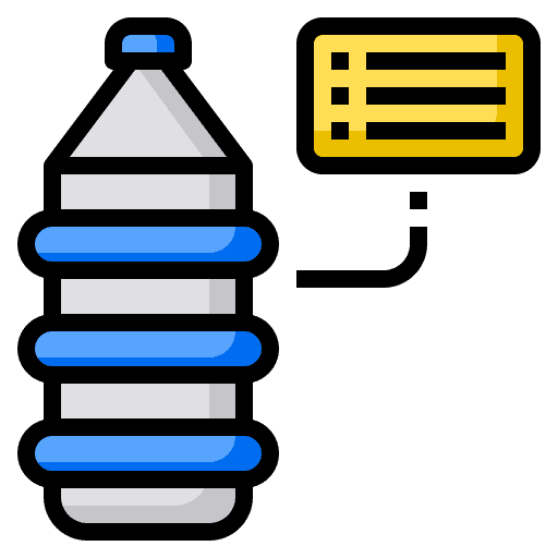 Plastic bottle waste plastic contamination plastic bottle icon