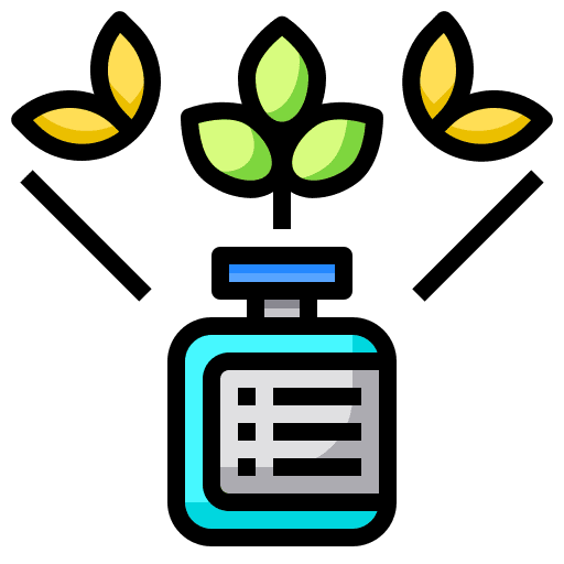 Vitamin supplement medicine herbal icon