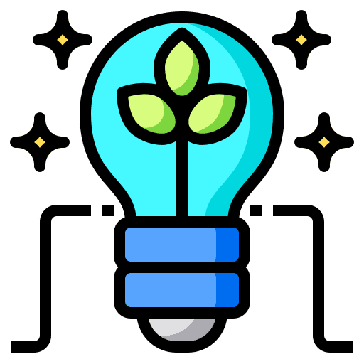 Bio energy idea green energy green power icon
