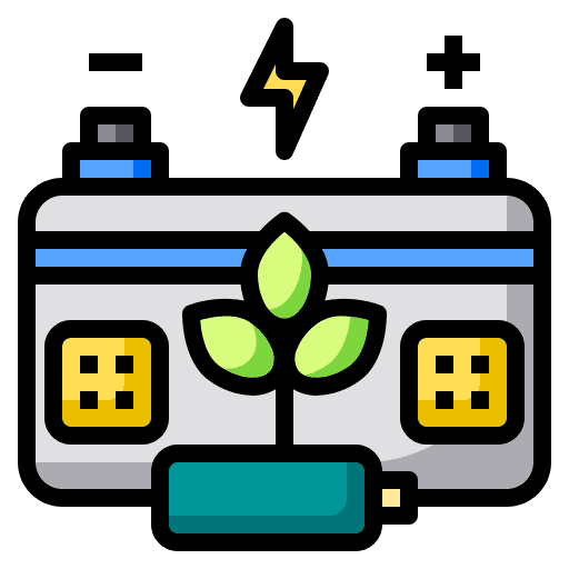 Green energy green power green energy eco energy icon