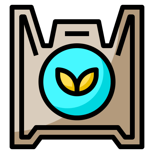 Plastic bag ecology and environment ecology shop icon