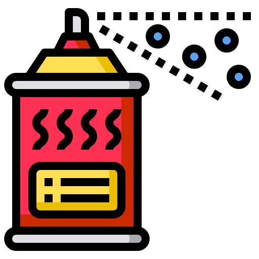 Spray can contamination painting spray paint icon