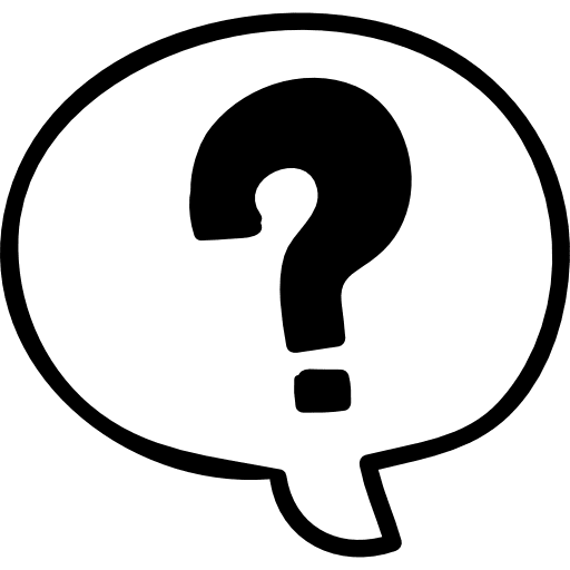 Educational questions hand drawn speech bubble doubt ask speech bubble icon