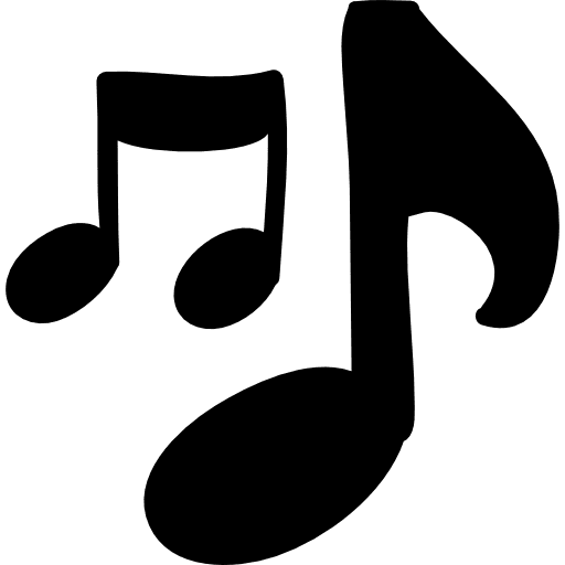 Musical notes musical notes note hand drawn icon