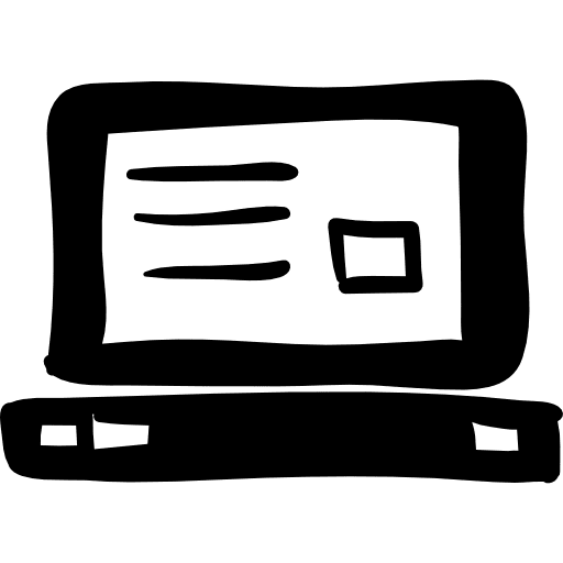 Computer hand drawn tool tool hand drawn computer icon