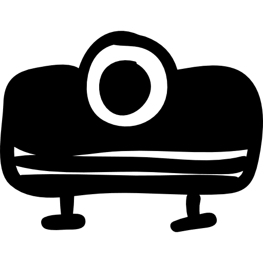 Multimedia projector hand drawn tool tools projection tools and utensils icon