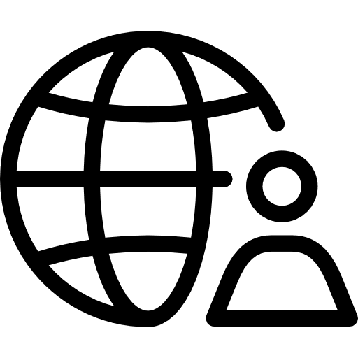 Social sciences faculty college earth grid studies icon