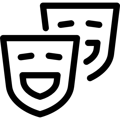 Carnival masks arts carnival mask costume icon