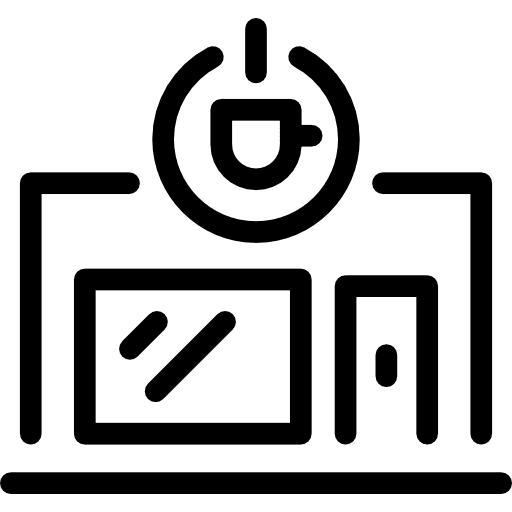 Student cafe hot drink building buildings icon