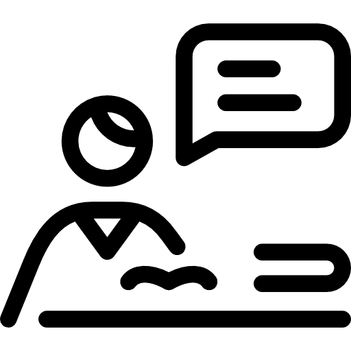 Study process reader studying student icon