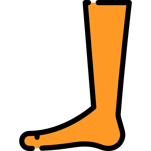 Leg egyptian anatomy hieroglyph icon