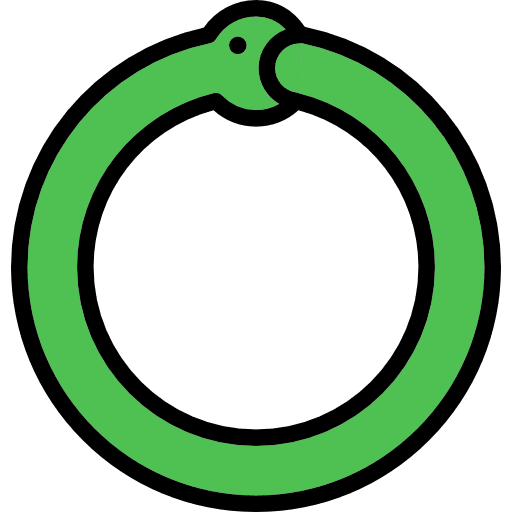 Ouroboros ouroboros ancient snake icon