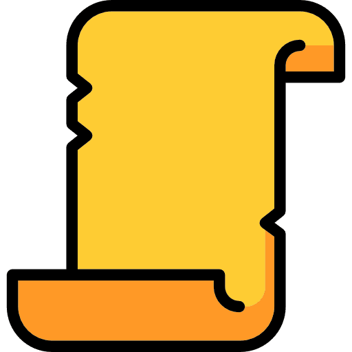 Papyrus reading papyrus writing icon