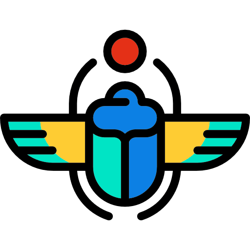 Scarab scarab symbol egyptian icon