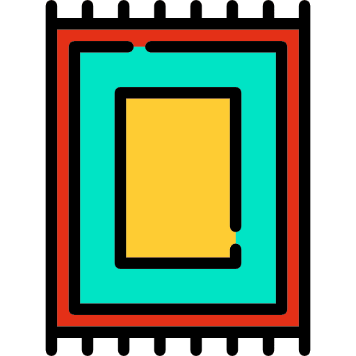 Rug adornment rug ornamental icon