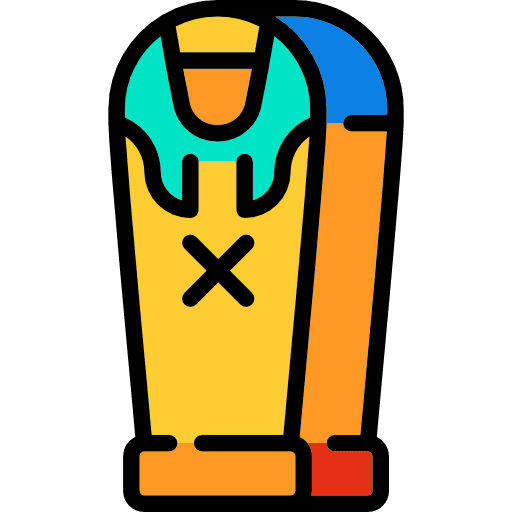 Sarcophagus egyptian sarcophagus burial icon