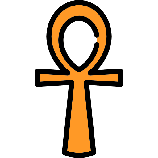 Ankh egyptian cross ankh icon